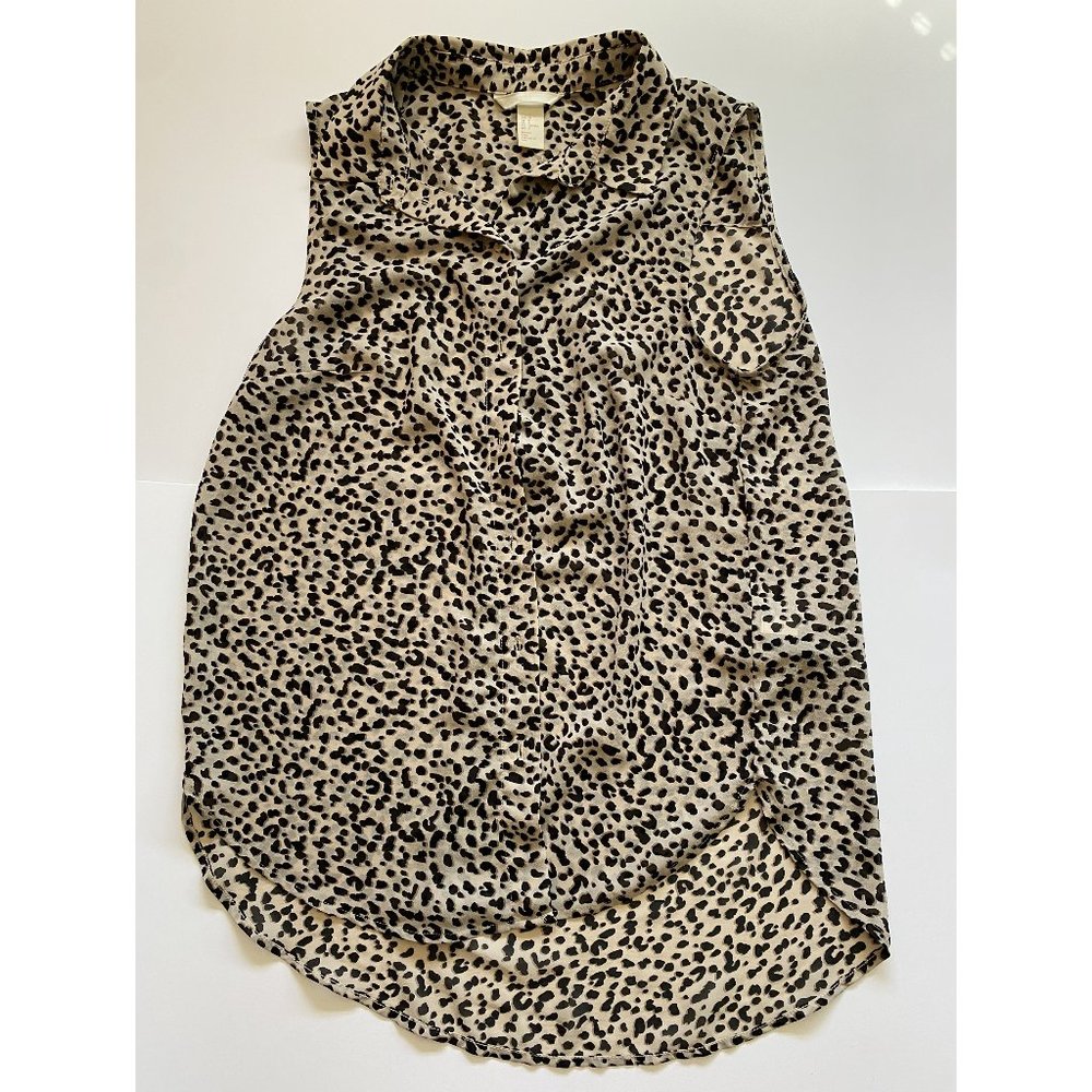 H&M Leopard Print Blouse